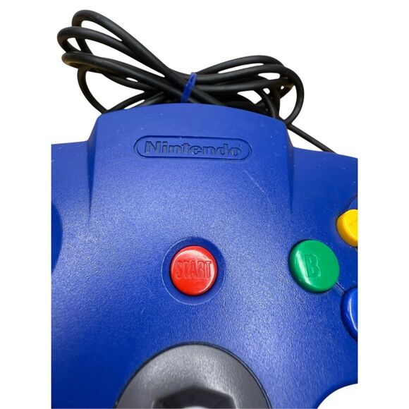 Official Nintendo 64 Controller Blue OEM N64 Remote Original NUS-005 Tested - Picture 2 of 5